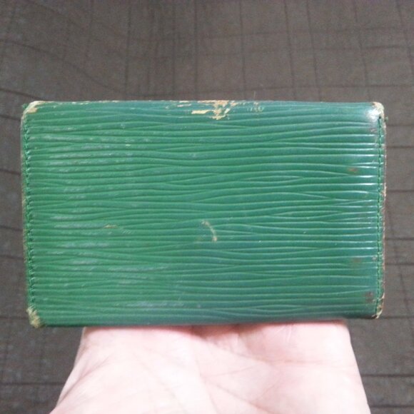 Vintage LV Louis Vuitton Epi Leather Green Key Holder Case Unisex Men's women's - Picture 2 of 12